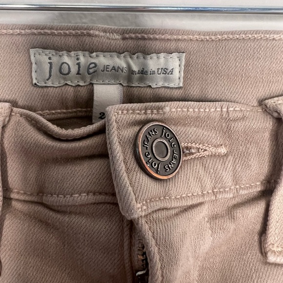 Joie Nouveau Flare Beige stretch jeans 28 #10 - Picture 5 of 9